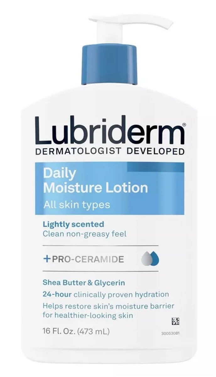 Lubriderm Daily Moisture Lotion 16 fl oz front view