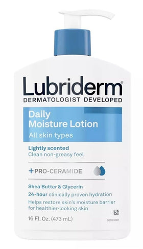 Lubriderm Daily Moisture Lotion 16 fl oz front view