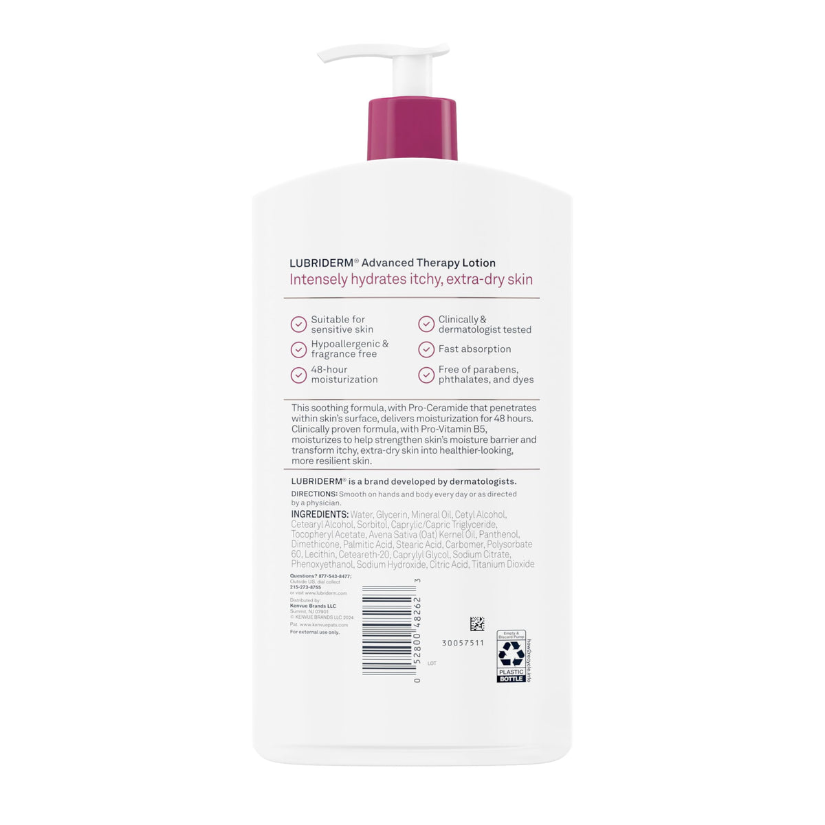 Lubriderm lotion with a soothing background
