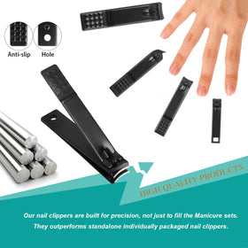 LUCK AROUND manicure set tools in use