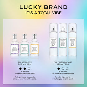 Lucky Brand Lucky You Vibes Re/Lax 3.4oz EDT lifestyle shot