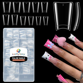 Luckyfairy Duck Nail Tips 504 Pcs front view