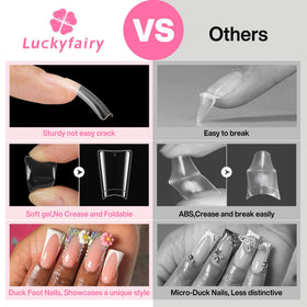 Luckyfairy Duck Nail Tips in packaging