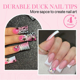 Luckyfairy Duck Nail Tips showing various sizes