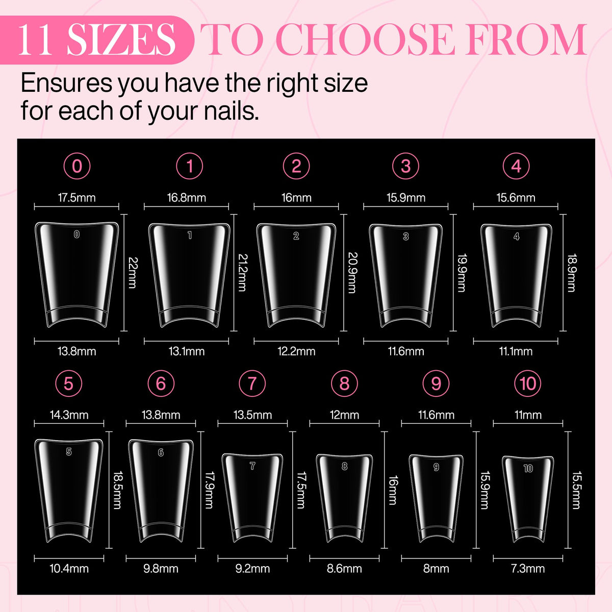 Luckyfairy Duck Nail Tips with colorful designs
