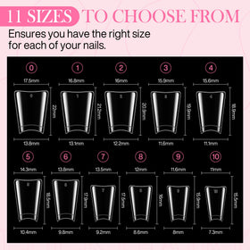 Luckyfairy Duck Nail Tips with colorful designs