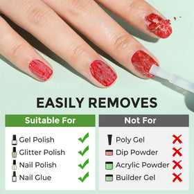 Luckyfairy Gel Nail Polish Remover Kit packaging front view