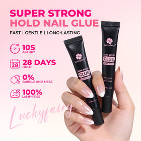 Luckyfairy Nail Glue for Press Ons 15g tube back view