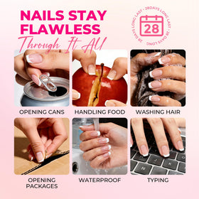 Luckyfairy Nail Glue for Press Ons 2 tubes in packaging