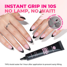 Luckyfairy Nail Glue for Press Ons application on nails