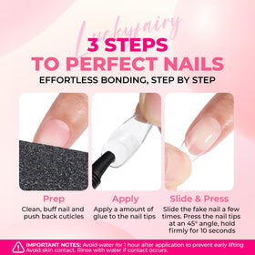 Luckyfairy Nail Glue for Press Ons in lifestyle setting