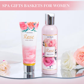 LUCOTIYA body lotion and hand cream displayed in gift set