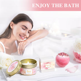 LUCOTIYA Rose Self Care Gift Set beautifully wrapped