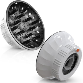 Ludvento Hair Diffuser with user styling hair