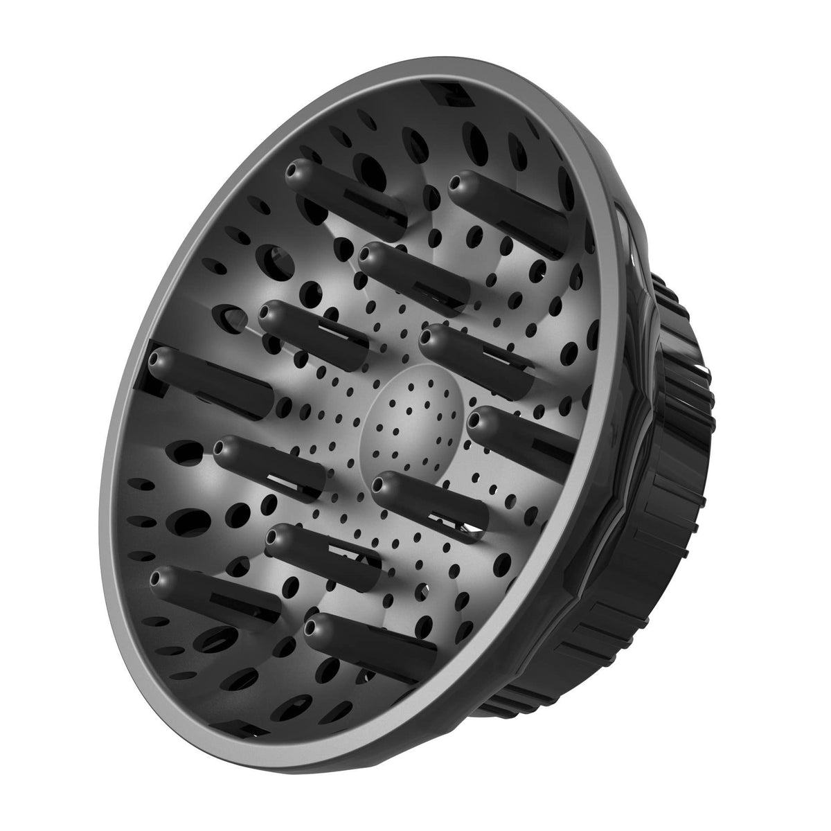 Ludvento Universal Hair Diffuser front view, black