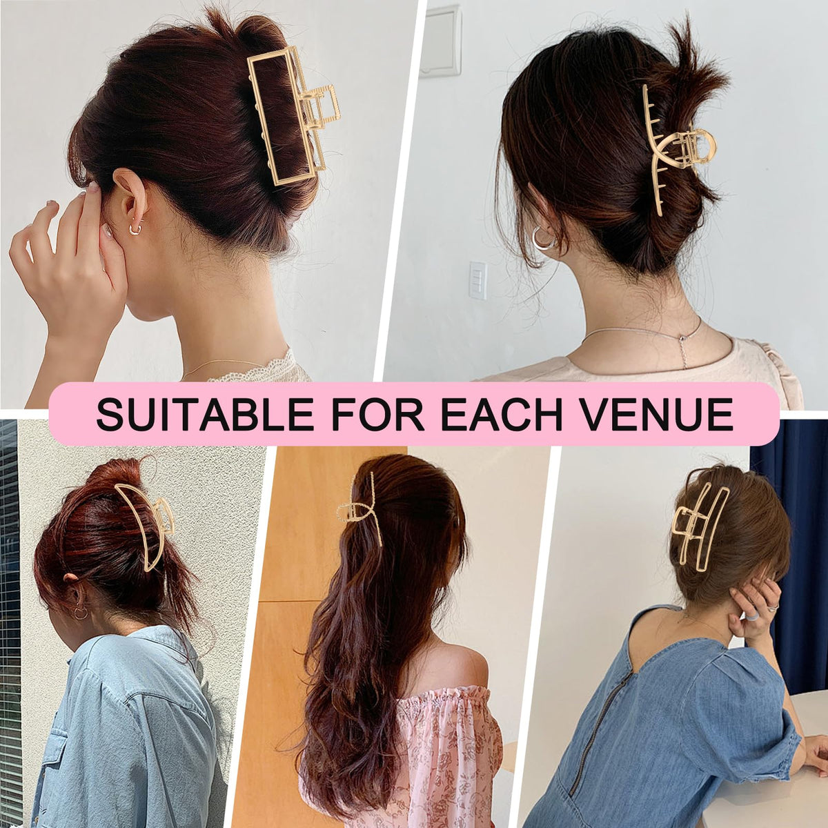 LUKACY Hair Clips suitable for everyday use