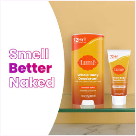 Lume deodorant application on skin