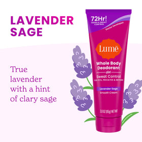 Lume deodorant cream in a lifestyle setting