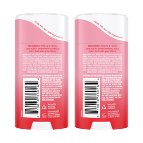 Lume Deodorant Cream Stick 2.2 oz Peony Rose back view