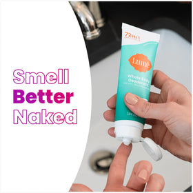 Lume deodorant cream tube with cucumber and mint