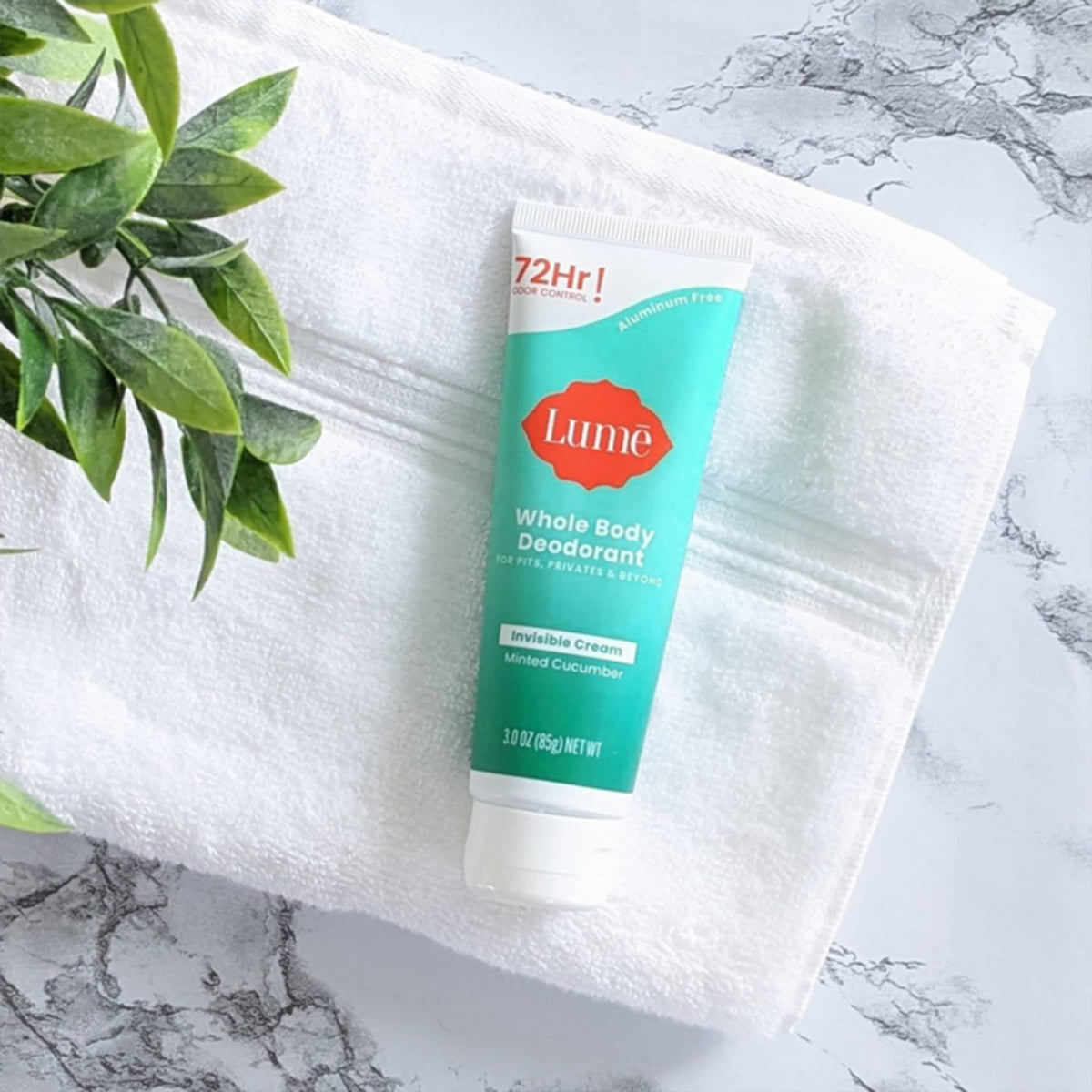 Lume Whole Body Deodorant Cream packaging details
