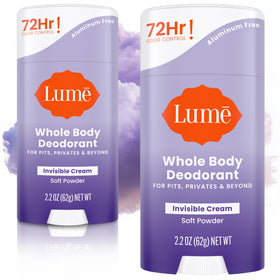 Lume Whole Body Deodorant Cream Stick 2.2 oz front view