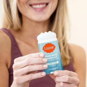 Lume Whole Body Deodorant Cream Stick 2.2 oz Unscented with other personal care items
