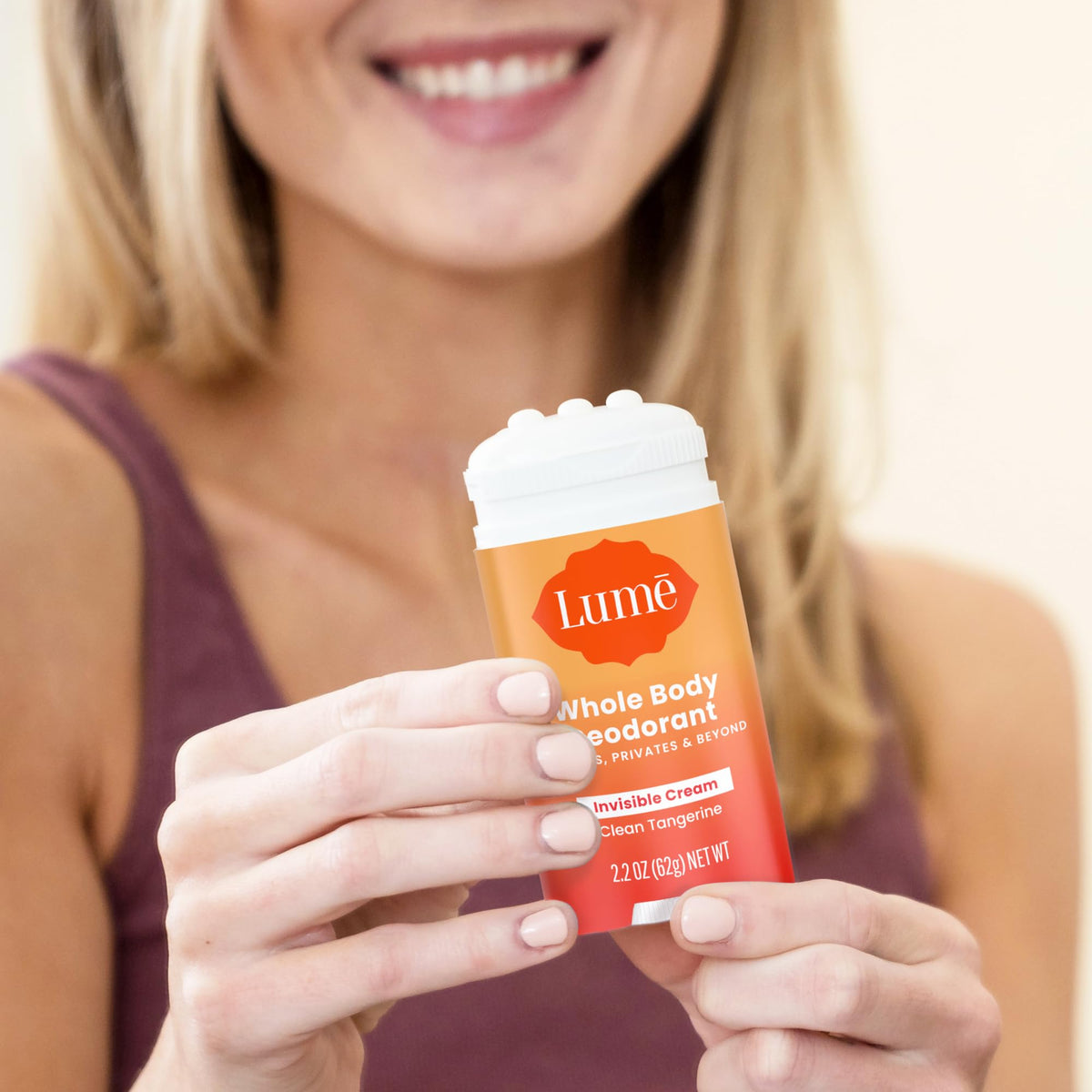 Lume Whole Body Deodorant Cream Stick back view