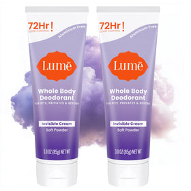 Lume Whole Body Deodorant Cream Tube 3 oz front view