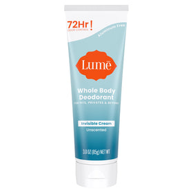 Lume Whole Body Deodorant Cream Tube 3 oz front view