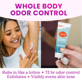 Lume Whole Body Deodorant Cream Tube 3 oz, Unscented texture close-up