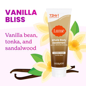 Lume Whole Body Deodorant Cream Tube top view