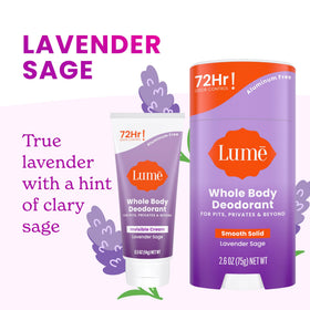 Lume Whole Body Deodorant Lavender Sage bundle packaging