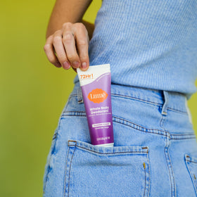 Lume Whole Body Deodorant Lavender Sage cream texture close-up