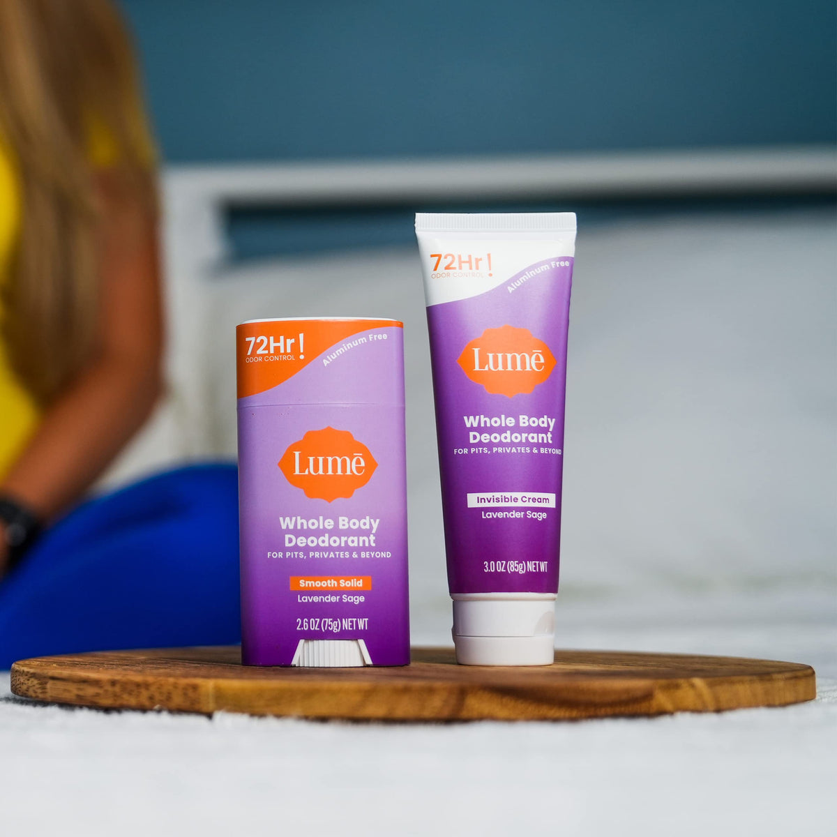 Lume Whole Body Deodorant Lavender Sage ingredients list