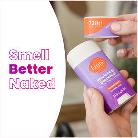 Lume Whole Body Deodorant Lavender Sage solid stick side view
