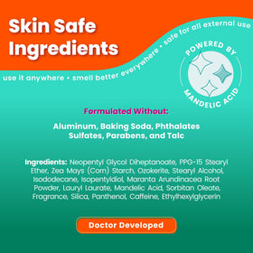 Lume Whole Body Deodorant Minted Cucumber Solid Stick pack