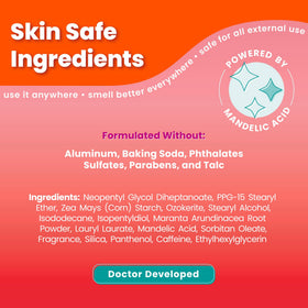 Lume Whole Body Deodorant packaging and product details