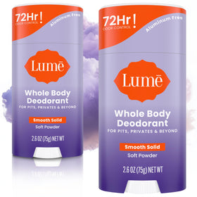Lume Whole Body Deodorant Solid Stick 2.6 oz front view