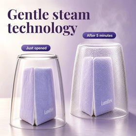 LumiDew Steam Eye Mask Green Tea scent close-up