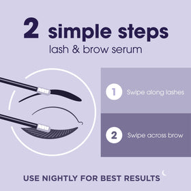 LUMIFY Eye Illuminations Lash & Brow Serum on a vanity