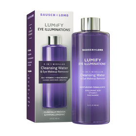LUMIFY Eye Illuminations Micellar Water 5.4 FL OZ front view