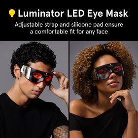 Lumin Luminator LED Eye Mask with USB-C charging cable