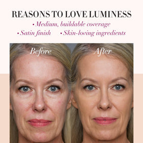 LUMINESS Airbrush Primer and Foundation side by side