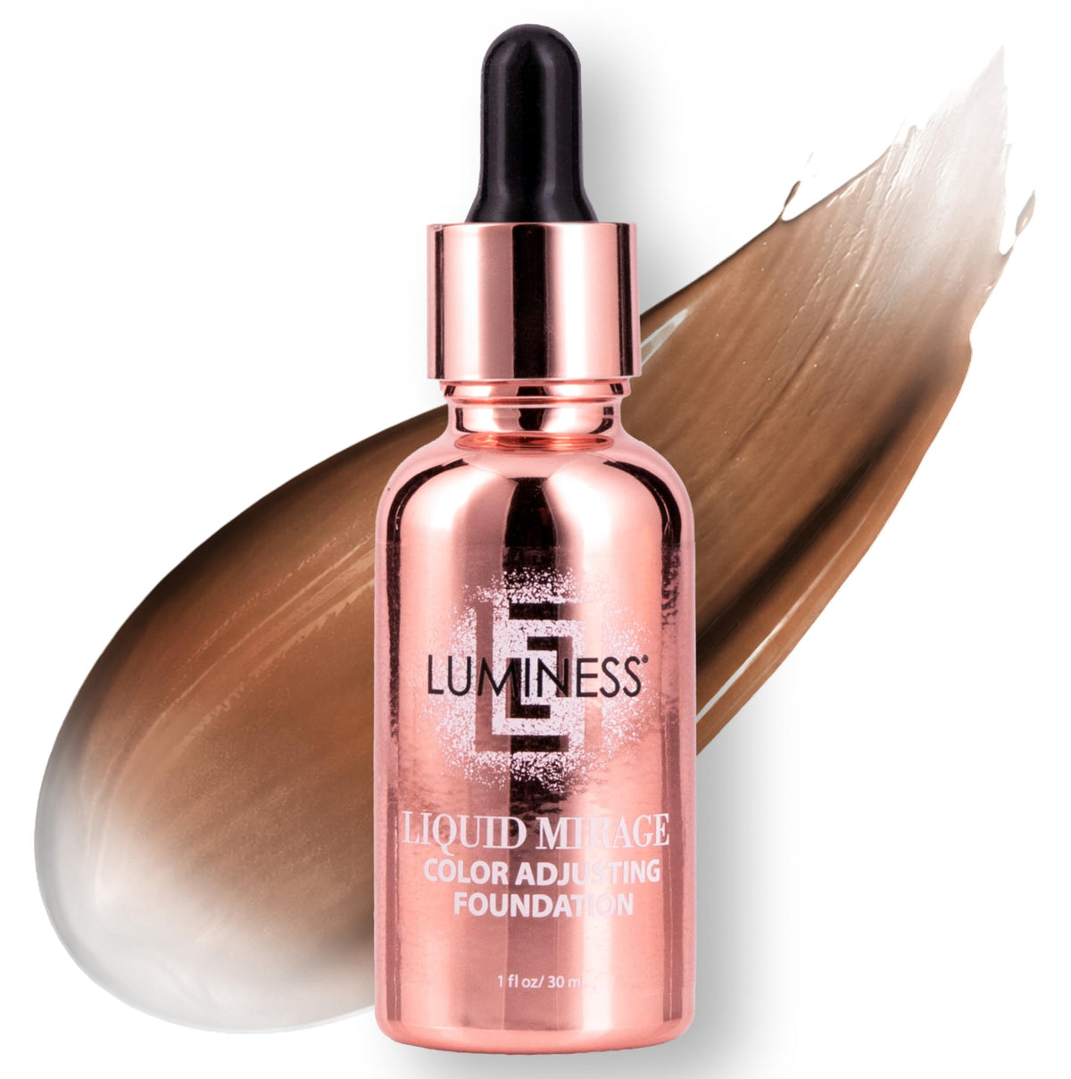 LUMINESS Liquid Mirage Foundation Deep front view