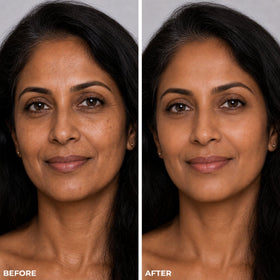 LUMINESS Liquid Mirage Foundation Tan bottle close-up