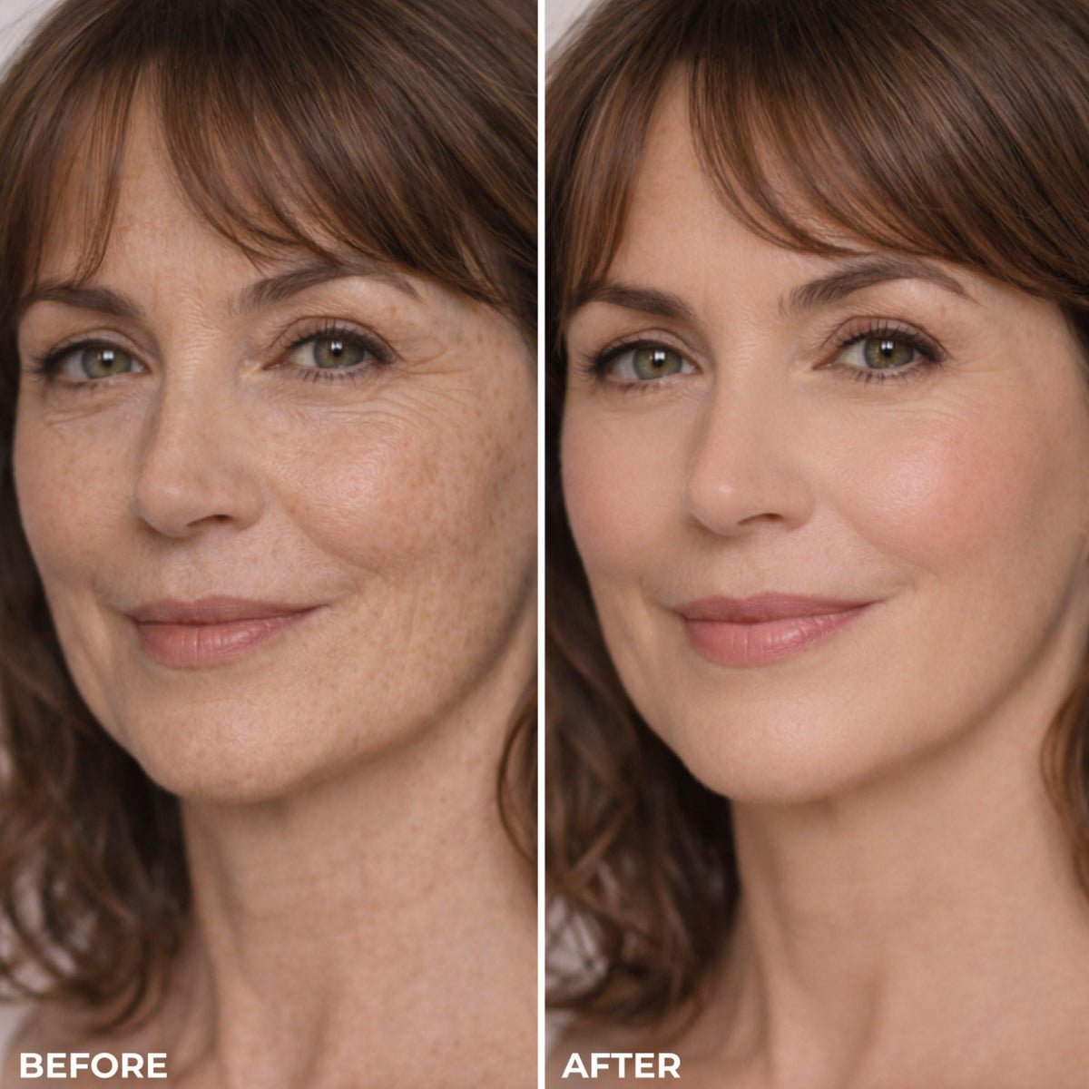 LUMINESS Liquid Mirage Foundation texture on skin