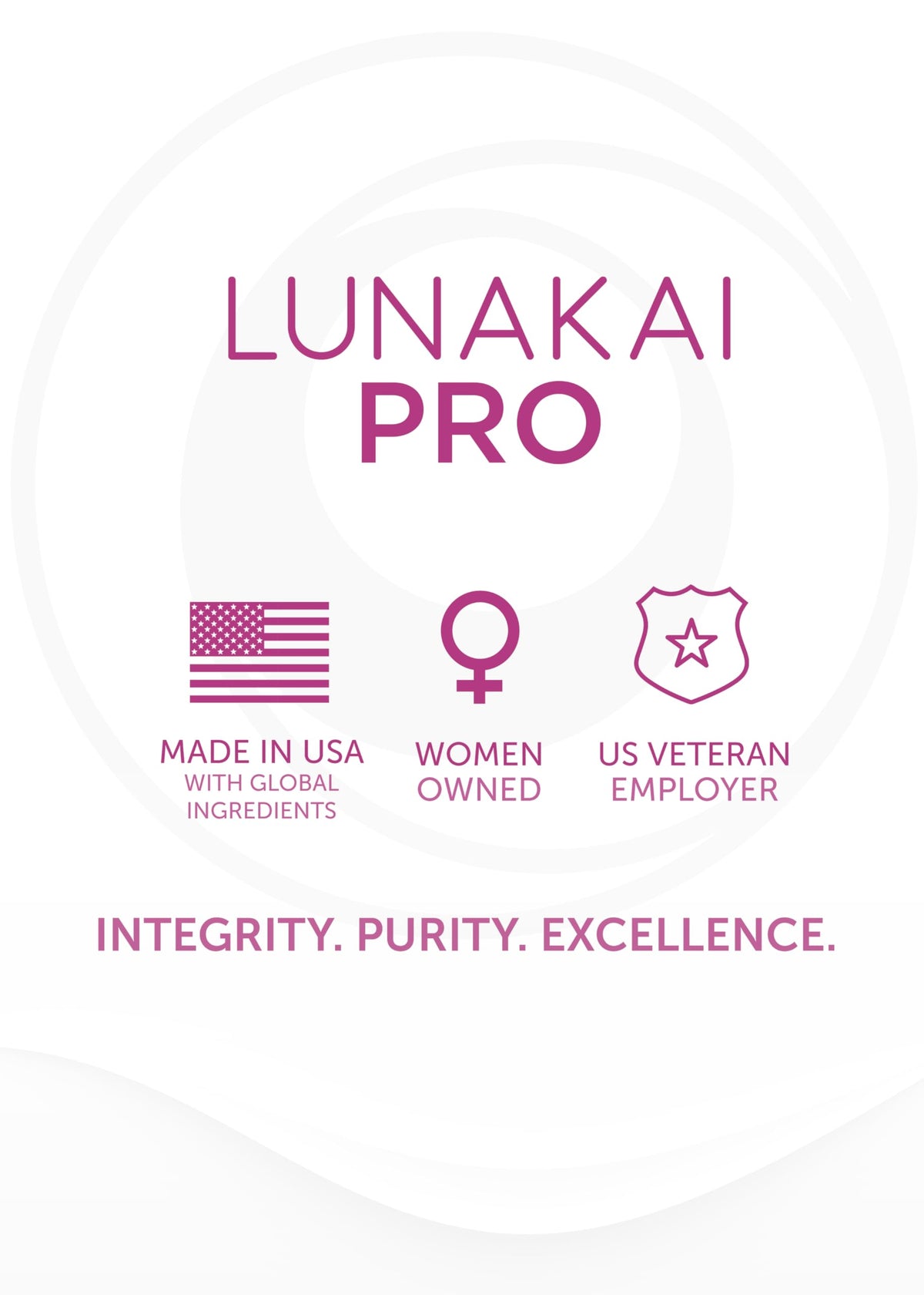 Lunakai Hair Growth Supplement with a glass of water