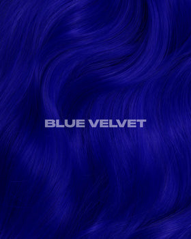 Lunar Tides Blue Velvet hair dye bottle with label