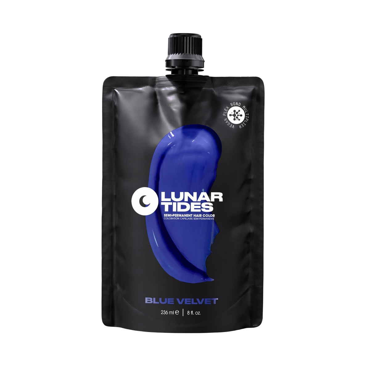 Lunar Tides Blue Velvet Semi-Permanent Hair Color front view